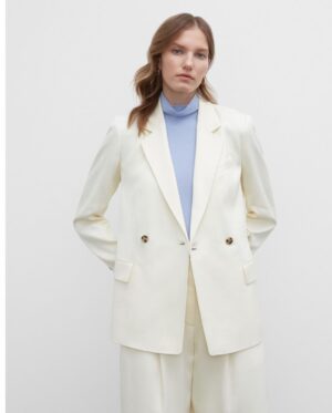 Womens D-Ring Blazer Pale Yellow | Club Monaco Outerwear