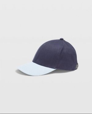 Mens Colorblock Twill Hat Blue Multi | Club Monaco Hats, Scarves & Gloves