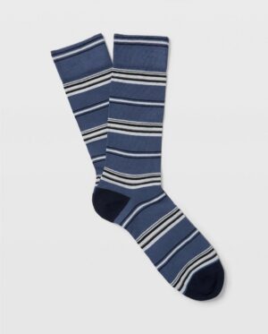 Mens Multi Stripe Socks Grey Stripe | Club Monaco Socks