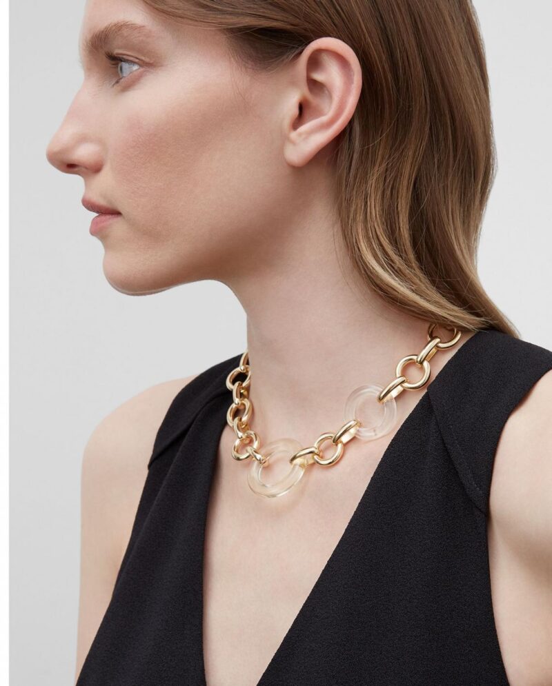 Womens Serefina Multi Link Necklace Gold | Club Monaco Jewelry & Hair Accessories - Image 2