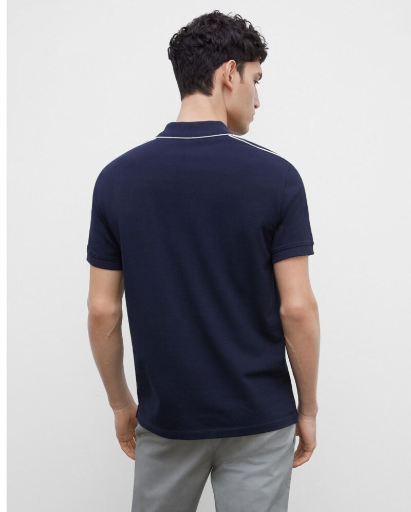 Mens Piped Shoulder Polo Navy | Club Monaco Sweatshirts & Polos - Image 2